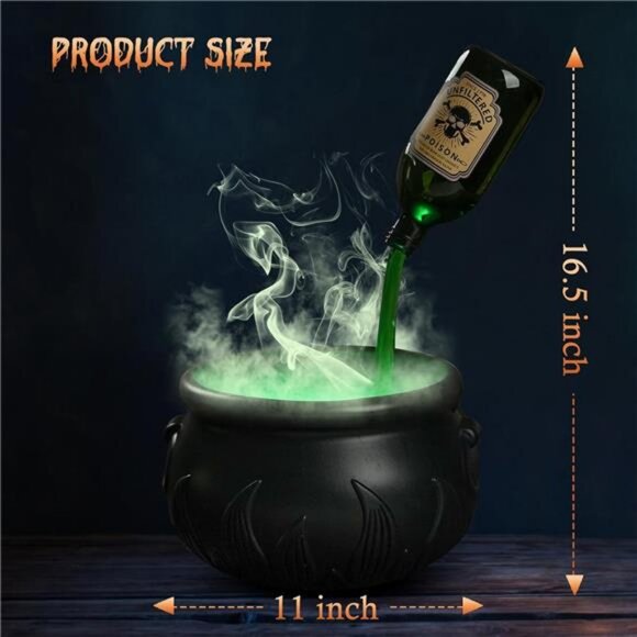 Halloween Decorations Indoor - DIY Floating Potion Set with Witches Cauldron - Picture 2 of 7